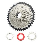 CYSKY 11 Speed Cassette 11Speed 11-42 Cassette Fit for Mountain Bike, Road Bicycle, MTB, BMX, Sram Sunrace Shimano ultegra xt (Light Weight)