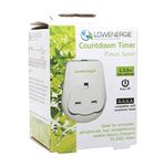 Lowenergie Energy saving countdown timer switch socket (1, 3, 6 hour)