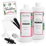 PALM AND PLENTY Cruise Alcohol Smuggling Kit - Fake Shampoo | Conditioner Bottles for Booze Smuggling on Cruise Ships, Concerts, Resorts - INCLUDES Pour Spout | Funnel | Lanyards | Safety Seals and Bags (2 pack -16oz Bottles)