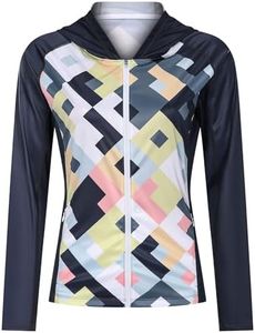 Hooded Sun Protection Workout Shirts for Women Long Sleeve Thumb Hole Breathable Lightweight Thin Jacket XL