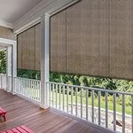 SunnyRoyal Patio Shades Roll Up Out