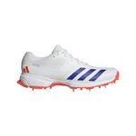 adidas Mens 22YDS Cricket Spikes Shoes White/Lucid Blue 8 (42)