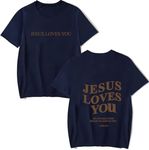 PANOZON Jesus Loves You Tshirt Chri