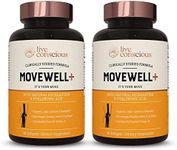 Live Conscious Joint Health Supplement - MoveWell Plus Antarctic Krill Oil, Natural Astaxanthin and Hyaluronic Acid | Outperforms Glucosamine (2 Pack)