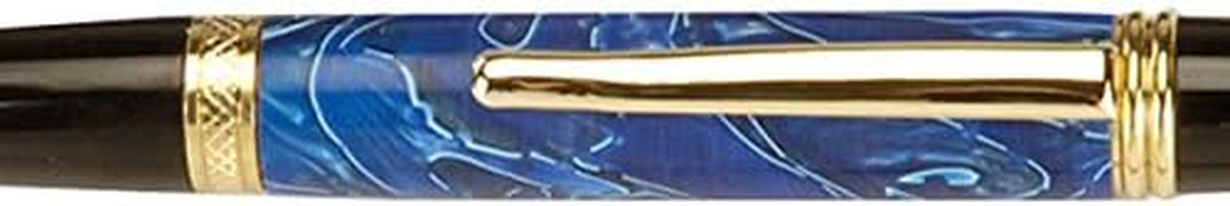 WOODRIVER Blue Illusion Pen Blank - 3/4" X 3/4" X 5" - Pen Kit Sold Separately