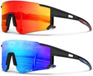 KALIYADI Polarized Sports Sunglasses-Men Running-Sunglasses-for-Women: Mens Sunglasses Polarized UV Protection Cycling Driving Fishing