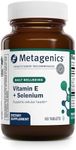 Metagenics E-400 Selenium - Antioxidant & VIT E Support* - Non-GMO, Gluten-Free, Vegetarian - Contains 50 mcg Selenium, 268 mg Vitamin E & 97 mg Calcium - 60 Tablets