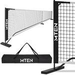 Pickleball Net, 22 FT USAPA Regulation Size Portable Pickleball Net, Steady Metal Frame for All-Weather Resistant Play in Backyards,Outdoor Indoor Driveway