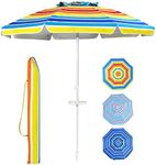 Costway 2.2m Parasol, Angle-Adjusta