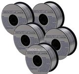 WeldingCity 5 Rolls of ER4043 Aluminum MIG Welding Wire 1-Lb Spool 0.035" (0.9mm) | Pack of 5