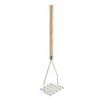 Winco Square Potato Masher, 5.25-Inch,Silver