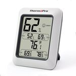 TP50 Digital Hygrometer Indoor Thermometer Room Thermometer and Humidity Gauge with Temperature Humidity Monitor