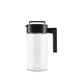 Takeya Patented and Airtight Pitcher Made in The USA, BPA Free, 1 qt, Black