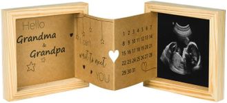 FvMemo Pregnancy Announcement for Grandparents,Baby Announcement Thoughtful Creativity Long-Lasting Meaning,First Time Grandparents Keepsake Gifts Sonogram Ultrasound Picture Box