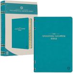 The Spiritual Growth Bible, Study Bible, NLT - New Living Translation Holy Bible, Faux Leather, Teal (NLT Spiritual Growth Editions)