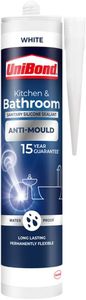 UniBond Anti-Mould White Sealant – Waterproof Bathroom & Kitchen