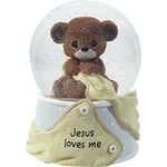 Precious Moments 203108 Jesus Loves Me Musical Resin/Glass Snow Globe