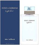 D & G Light Blue Eau Intense By Dolce & Gabbana For Women Eau De Parfum Spray 3.3 oz