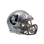 Riddell RIDDMINIOAKSP NFL Oakland Raiders Revolution Speed Mini Helmet