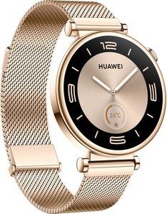 HUAWEI WATCH GT 4 Smartwatch – Milanese Gold Stainless Steel