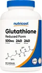 Nutricost Glutathione Capsules 500m