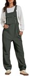 luvamia Sherpa Fleece Overalls Women Loose Jumpsuits For Women Baggy Overalls For Women Casual Overalls Ski Jumpsuit For Women Winter Outfits For Women 2024 Army Green Size Medium Fits Size 8 Size 10