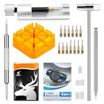 JOREST Watch Link Removal/Repair Kit Tool to Adjust and Replace Strap, pin Removal Tool, 20PCS Watch Spring Bars, 13PCS Spare Needle