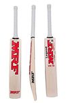 TT MFR Genius Virat Kohli Popular Willow Cricket Bat with Ball for Soft Tennis Ball (Brown, Full Size, 950-1000 gm)