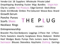 The Plug Volume I: Vendor List