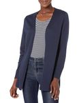 Amazon Essentials Women's Lightweight Open-Front Cardigan Jumper (Available in Plus Size), Navy, L
