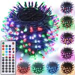 Joomer Color Changing Christmas Lights, 100FT 300 LED RGB String Lights Indoor Outdoor Fairy Twinkle Lights for Home, Garden, Party, Christmas Trees Decorations