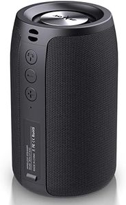 ZEALOT Cassa Bluetooth, Altoparlante Portatile, Outdoor, Bluetooth 5.0, Impermeabile, Stereo Rumoroso, Bassi Incredibili, 1500 Minuti Tempo di gioco con AUX/TF/USB per viaggi a casa Nero