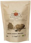 MySuperfoods Organic Turmeric Powder with Black Pepper (500g) - High Absorption, Natural Source of Curcumin