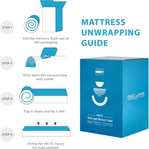 Degrees of Comfort 3-Inch Super King Mattress Topper – Plush Support