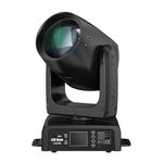 BETOPPER 150W Moving Head DJ Lights with Beam 12 GOBO 12 Colors 1 Prism Plate DMX Sound Activated Stage Light for DJ Party Bar Wedding Stage Lighting,1 Piece [Energy Class A++]