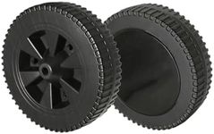 Generic 2 Pcs BBQ Grill Wheels Width 4cm Replacement Parts 7in for Dining Patio Outdoor Most Grills