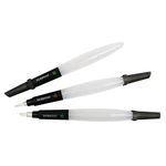 Derwent Waterbrush For Watercolour Painting, Pack Of 3, Includes Chisel Tip, Fine Tip & Medium Tip, Professional Quality, 2301975
