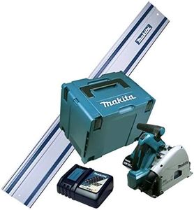 Makita DSP 600 Tauchsäge 2 Akku 5 Ah und Ladegerät im Makpac + Führungsschiene