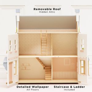 Le Toy Van Mayberry Manor Doll House – Wooden Playhouse by Papo