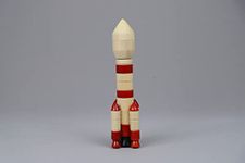 Indic Inspirations 4 Stage Rocket Wooden DIY Model, Rocket Building Kit