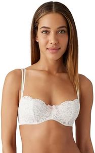 b.tempt'd womens953144Ciao Bella Balconette Bra Solid Bra - Off-White - 30C