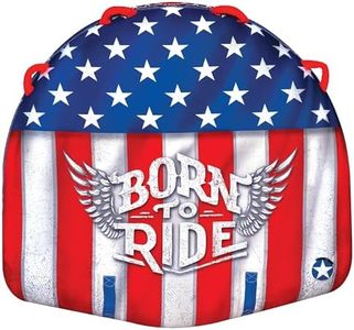 WOW Sports Born to Ride Towable Tube for Boating - 1 to 2 Person Towable - Durable Tubes for Boating