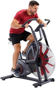 AsVIVA F1 Air Bike Pro, Air Bike Heimtrainer mit Luftwiderstand, Fitnessbike für HIIT Training, leise, LCD Display, bis 150 kg