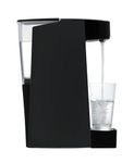 Carbon8 One Touch Sparkling Water Maker - Countertop Water Mineralizer/Dispenser - Black