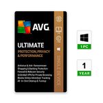 AVG Ultimate (Total Security Suite w VPN, PC Cleaner & AntiTracker) (1 PC | 1 Year) (Email Delivery in 2 hours- No CD)