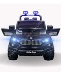 LITTLE PUP Kids Speed-888 Battery car for Kids | Battery Operated Jeep for 1 to 7 Year Kids | Electric Ride on-Dual Control Mode, Swing Function, Led Lights, with Seat Belts | (Black)