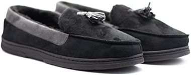 MENS MOCCASINS LOAFERS FAUX SUEDE S