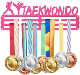 SUPERDANT medallero Taekwondo Femenino Colgador de Medallas Medallas de Artes Deportivas para Mujer Estante de Exhibición Montaje En Pared Gancho de Cinta de Hierro Decoración