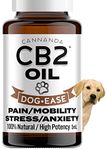 CB2 OIL FOR DOGS - Ultra Concentrated CB2 For Pain & Anxiety. Advanced Hip and Joint Medicine. More Effective Than Glucosamine and Hemp Oil For Dogs. Natural Anti-inflammatory. Improves Mobility. Relief from: Pain / Arthritis / Inflammation / Separation Anxiety / Stress / Aggression / Excessive Barking. Calming & Relaxing Effect. 100% Pure and Natural. Made in CANADA