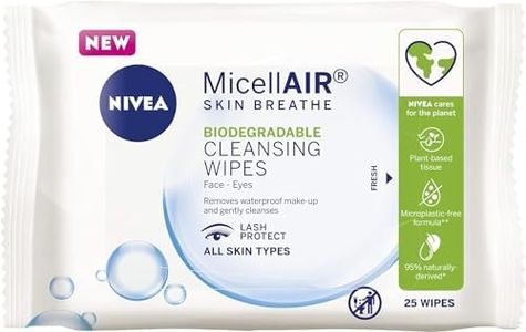 NIVEA MicellAIR® Biodegradable Cleansing Wipes 25 pack